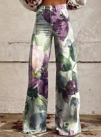 VIRAYA™ | Pantalones Boho Retro Chic Estampados