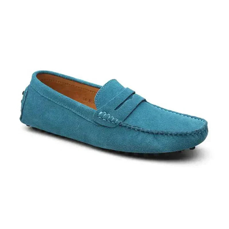 Mocasines de conducción de ante