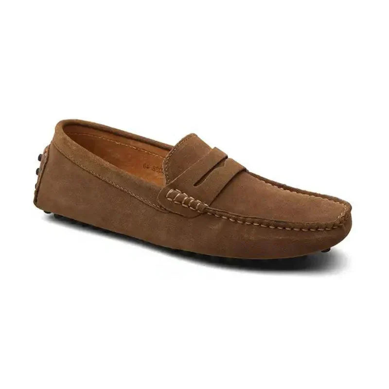 Mocasines de conducción de ante