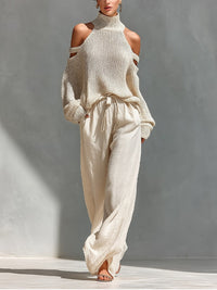 Rebeca | Conjunto de jersey y pantalón ancho
