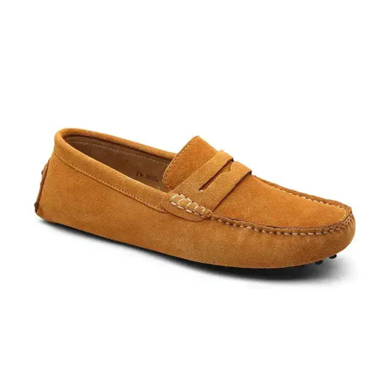 Mocasines de conducción de ante