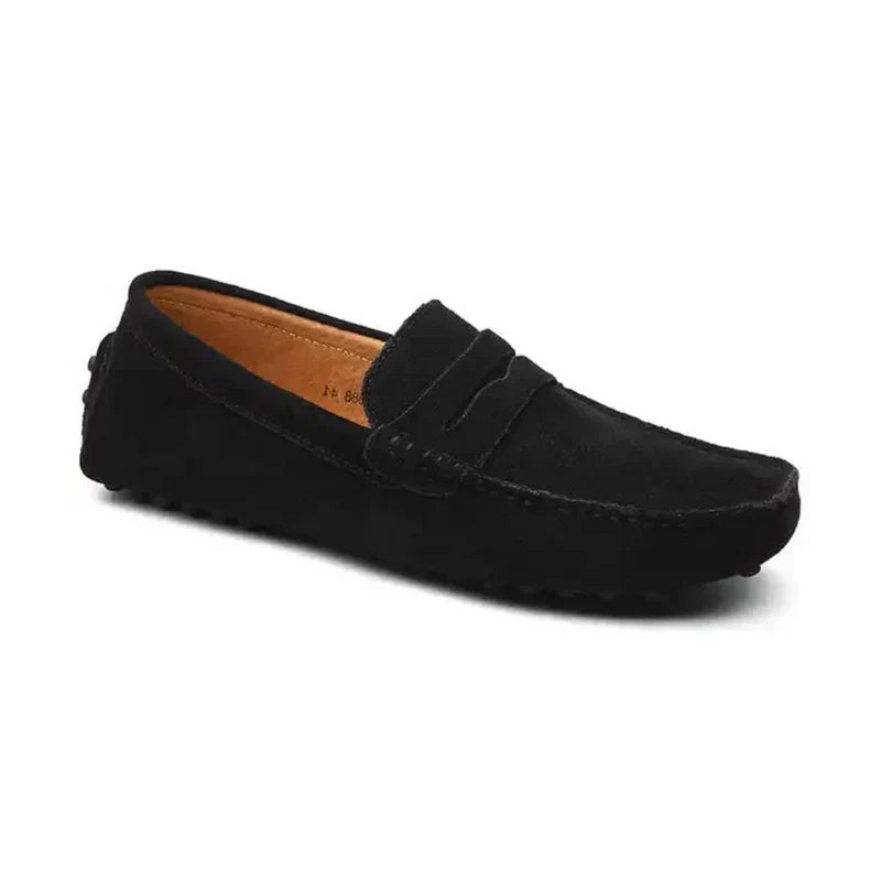 Mocasines de conducción de ante