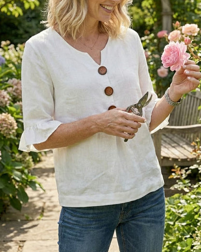 Gracia | Blusa abotonada