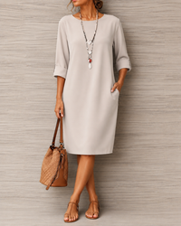 Sabrina | Vestito fluido con effetto pancia piatta