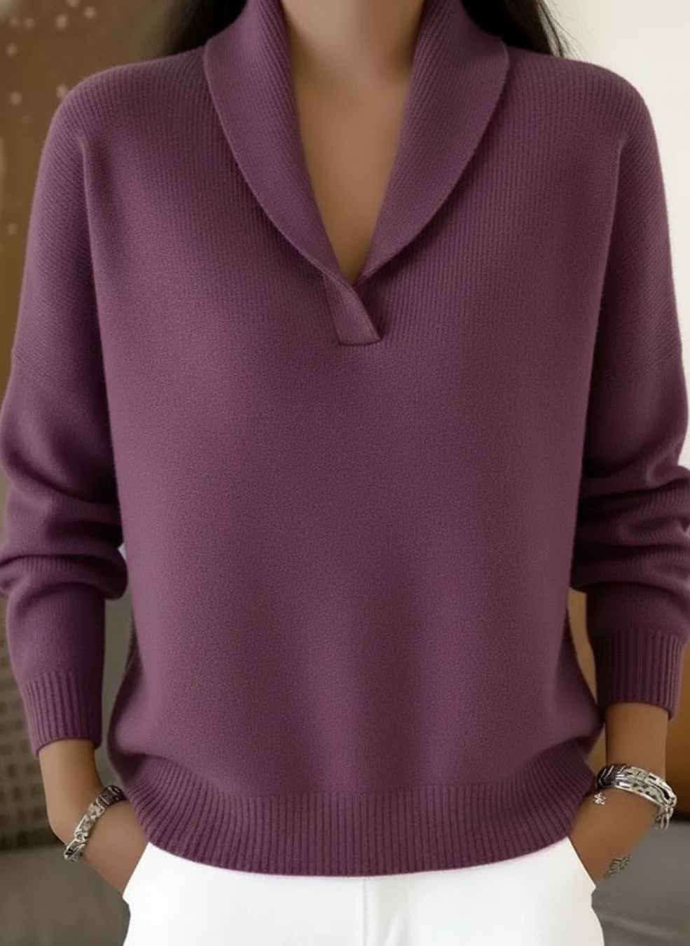 Encarna | Jersey con escote en V