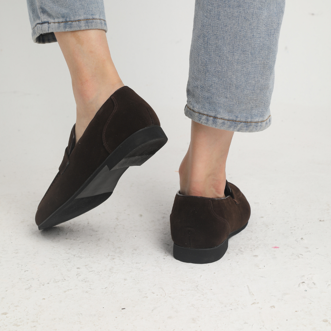 Mocasines de ante