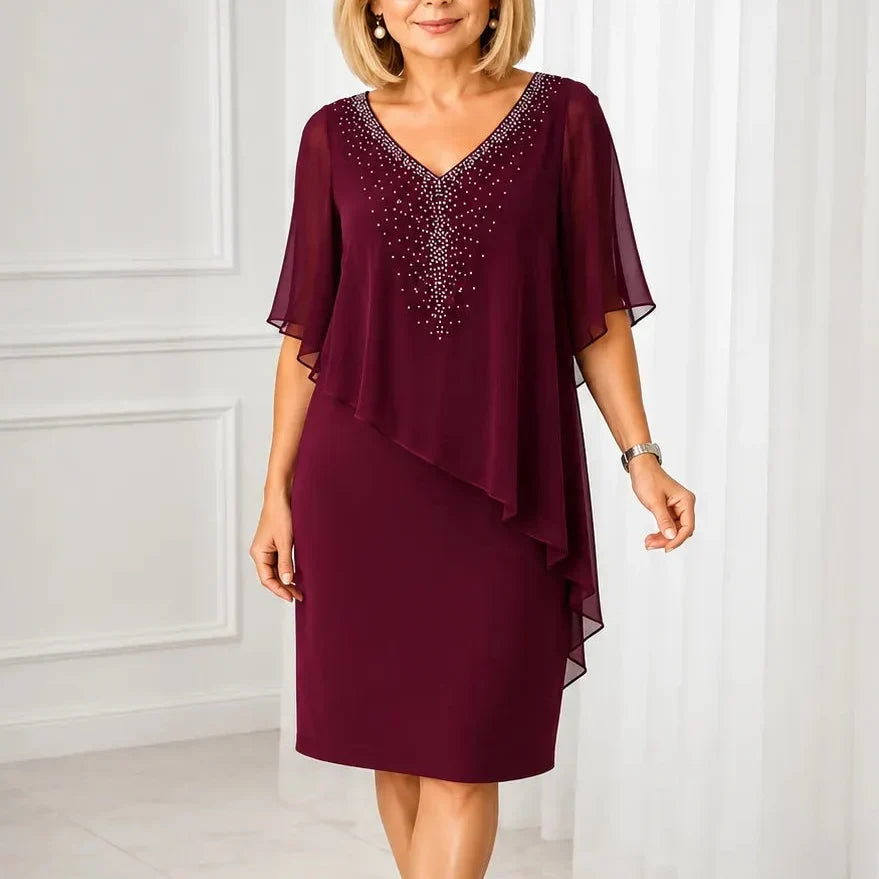 Joise | Abito elegante drappeggiato