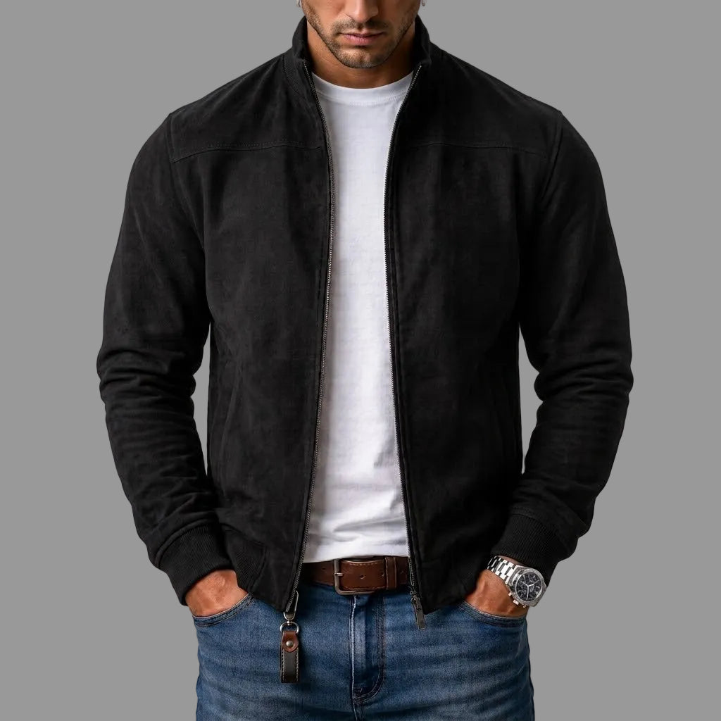 Carlos | Chaqueta bomber de ante