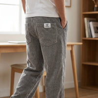 Luna Belluci | Pantalones de hombre de pana con cintura elástica