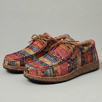 Zapatillas deportivas ortopédicas y cómodas multicolor para mujer.