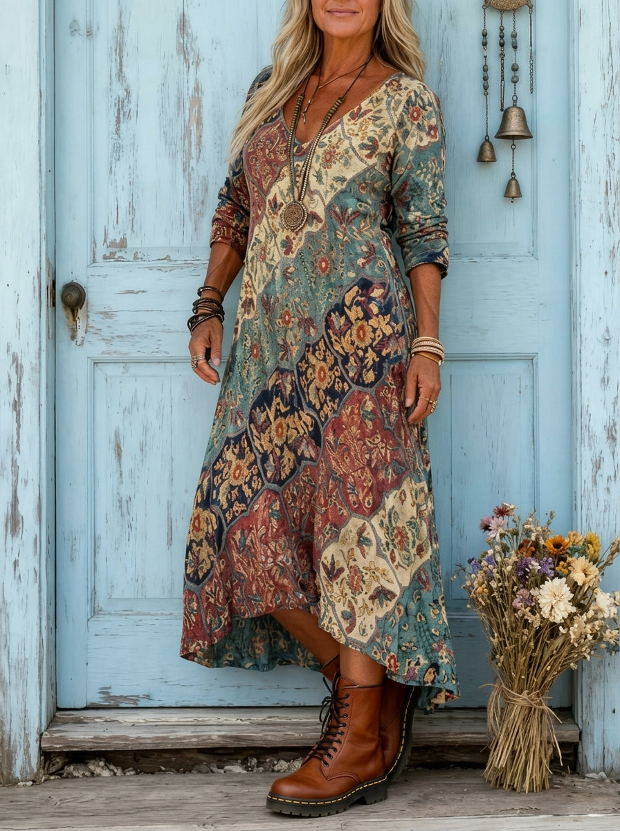 Lidia | Vestido femenino fluido de corte holgado