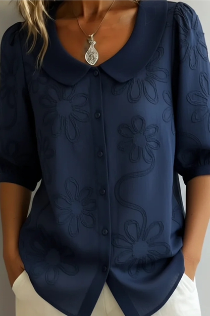 Nuria | Blusa con bordado floral