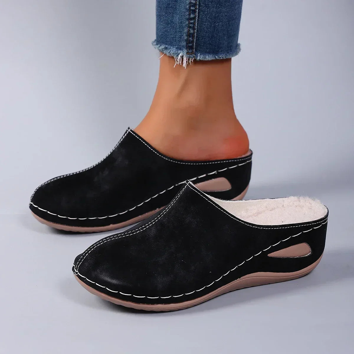 Zapatillas ortopédicas cálidas para el confort diario