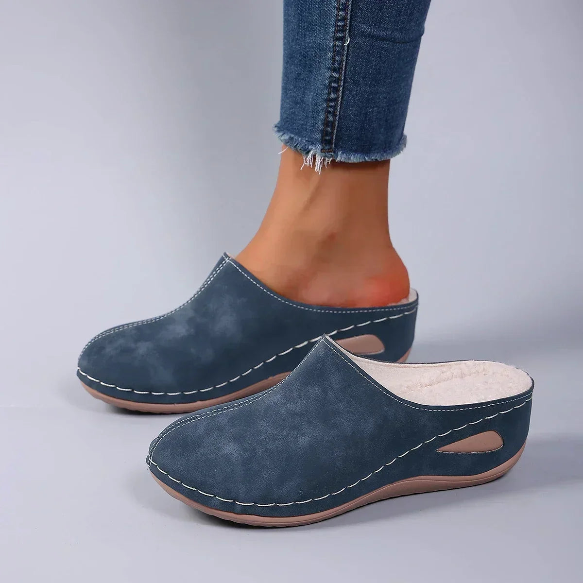 Zapatillas ortopédicas cálidas para el confort diario