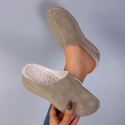 Zapatillas ortopédicas cálidas para el confort diario