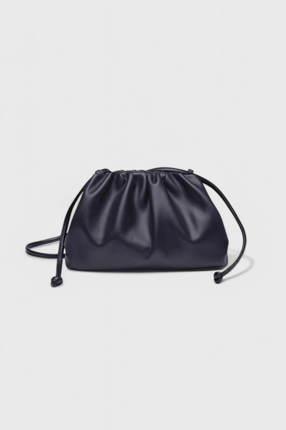 Bolso cruzado mujer burdeos elegante – bolso compacto cuero vegano tipo pouch