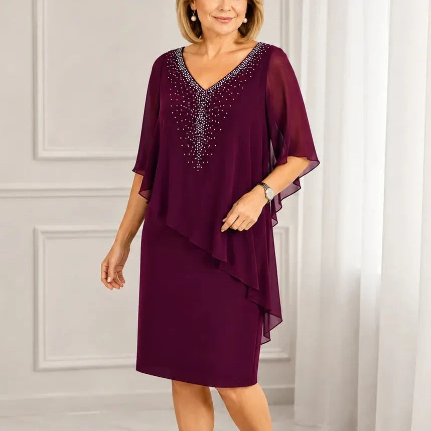 Joise | Abito elegante drappeggiato