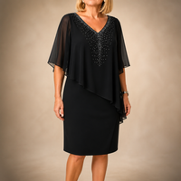 Joise | Abito elegante drappeggiato