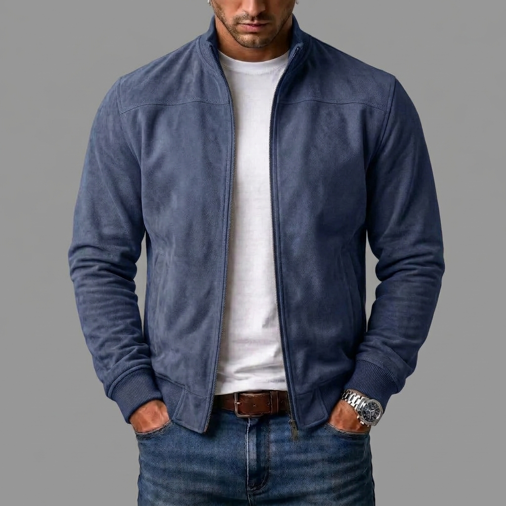Carlos | Chaqueta bomber de ante