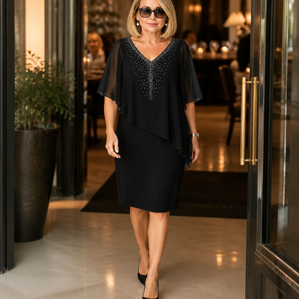 Joise | Abito elegante drappeggiato