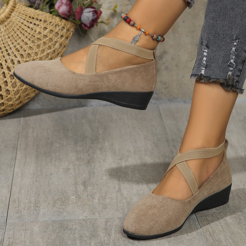 Vera | Zapato de ante con cuña
