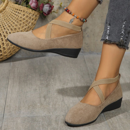 Vera | Zapato de ante con cuña