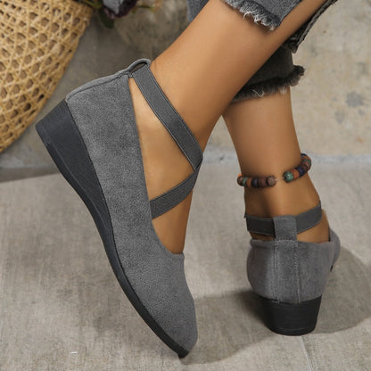 Vera | Zapato de ante con cuña