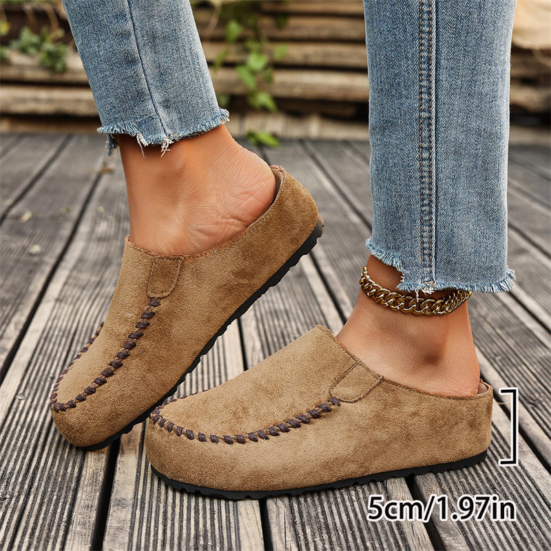 Mocasines para mujer con puntera alargada y cerrada