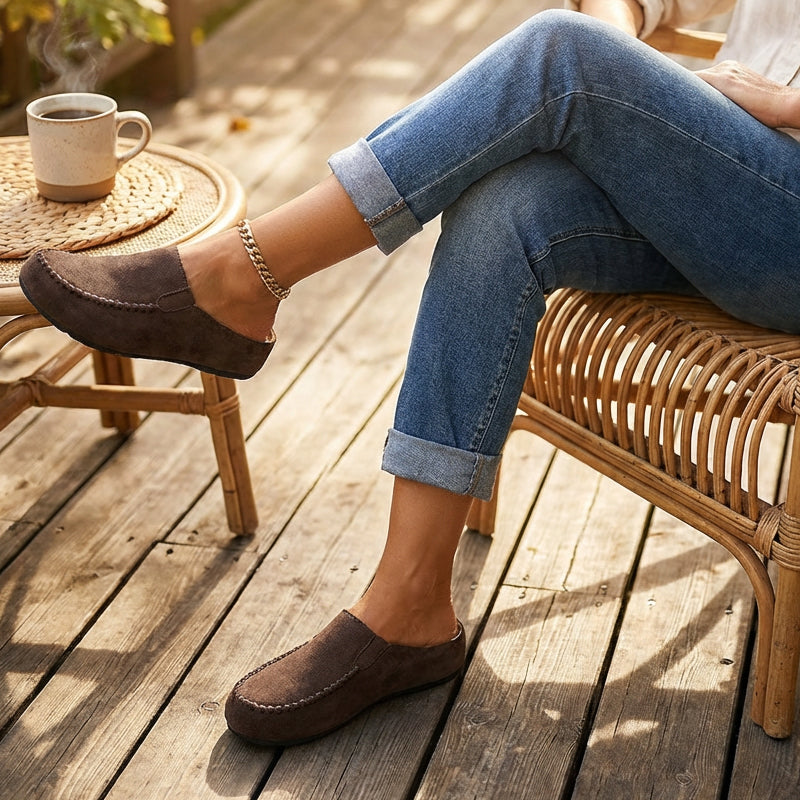 Mocasines para mujer con puntera alargada y cerrada