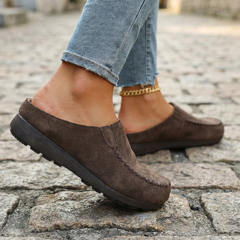 Mocasines para mujer con puntera alargada y cerrada